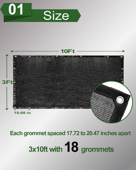 vensovo shade net with triangular corners enables easy hanging and even coverage