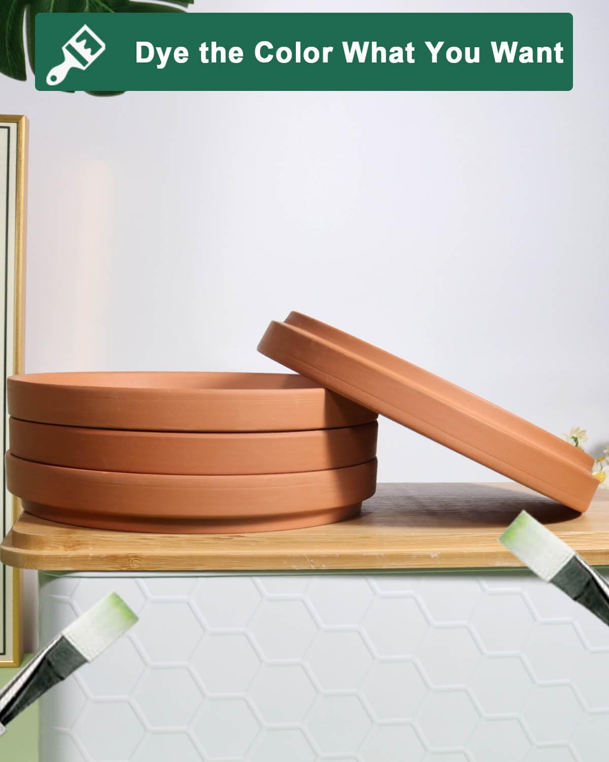 Vensovo inner diameter 6.7 inches fits many terracotta pots.