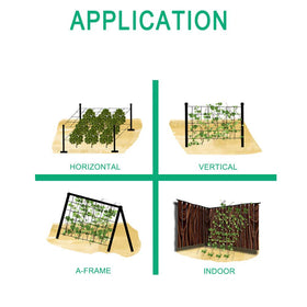 Vensovo trellis installation closeup shows wrap-around support