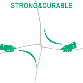 Vensovo trellis netting packaging roll stores neatly and unrolls smoothly.