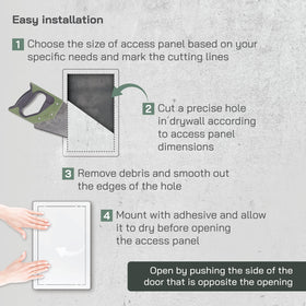 Vent Systems durable ABS construction resists humidity and impact in indoor environments