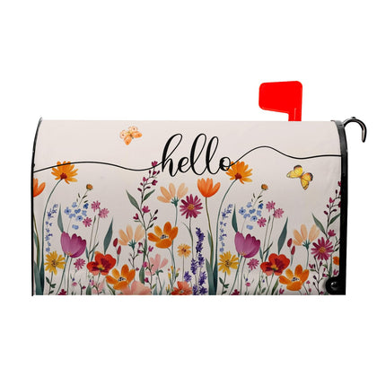 VentuCoven spring mailbox cover with watercolor design for curb appeal and weather resistance.