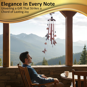 Ventyxa wind chimes butterfly messenger design brings calm spaces