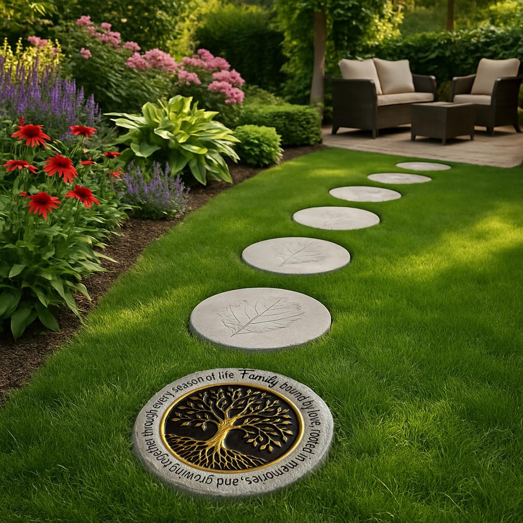 VEOJEIN weather-resistant resin stone designed for year-round outdoor use