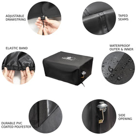 VEPKOIT waterproof cover seals seams to keep your griddle dry