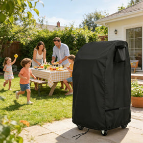 Vercome top handles provide easy installation and storage-ready use.
