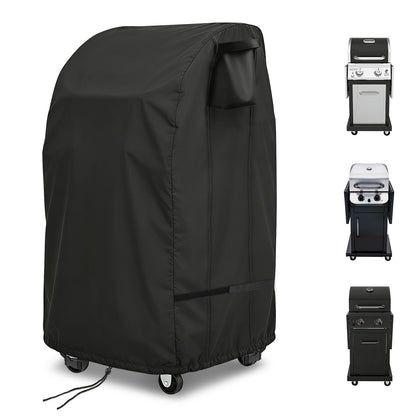 Vercome 24-inch grill cover shields Megamaster grill from rain and UV damage.