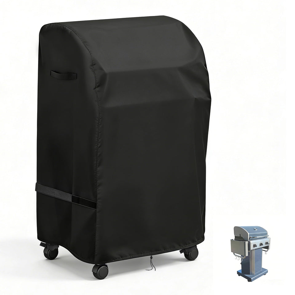 Vercome grill cover provides a snug Kenmore fit shielding the grill from rain and sun