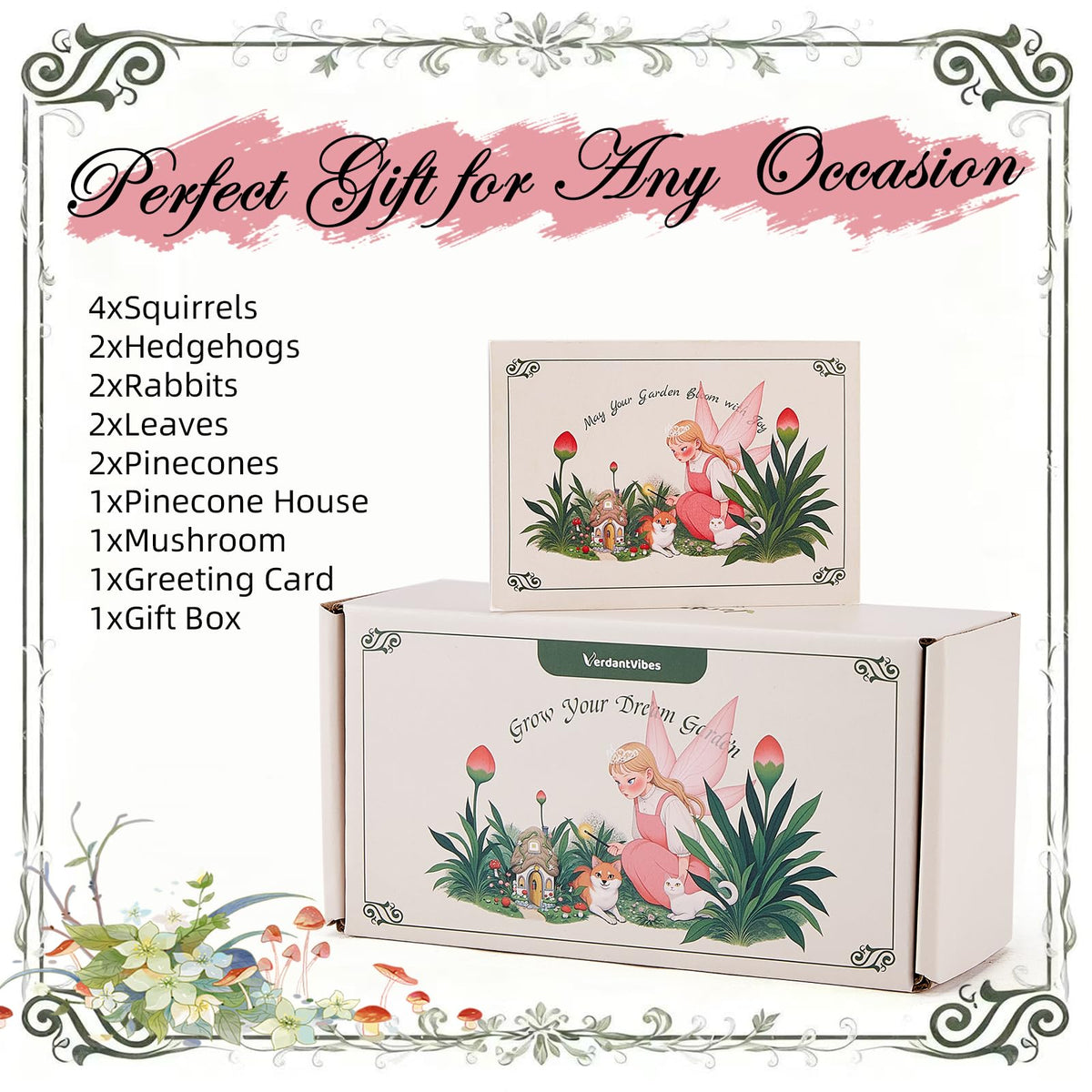 VerdantVibes Gift Box showcases a ready-to-gift package for crafters and nature lovers.