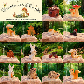 VerdantVibes Mushroom centerpiece adds whimsical charm to indoor fairy garden scenes.