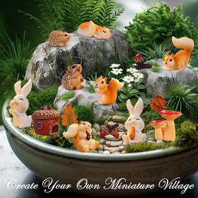 VerdantVibes Squirrels bring lively woodland energy to terrariums and miniature landscapes.