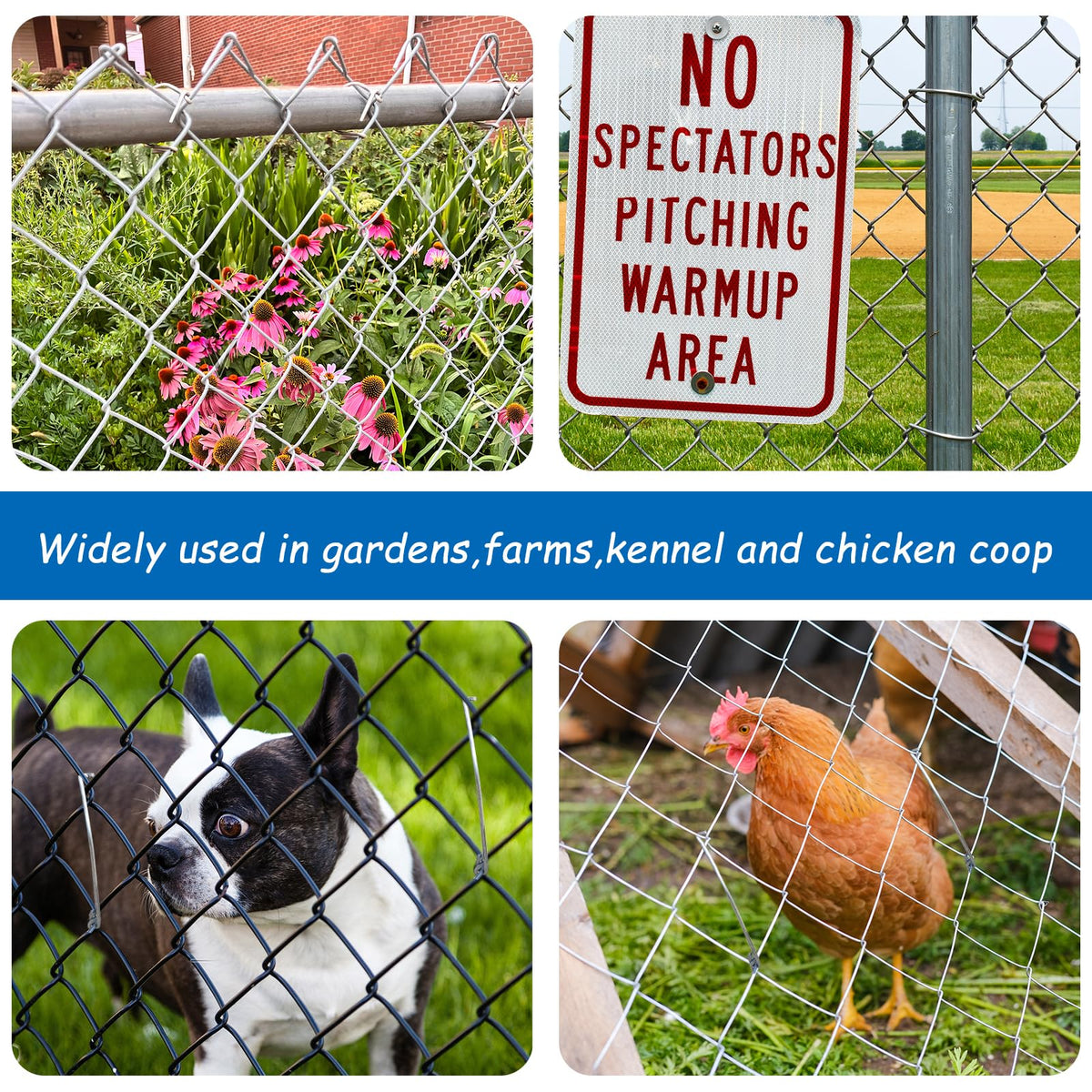 Verdanzia farm and garden repair kit supports quick secure fence reinforcement.
