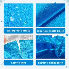 Verdanzia tear-resistant foil wrap molds securely without creases.