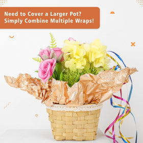 Verdanzia foil wrap offers mild insulation for indoor plants