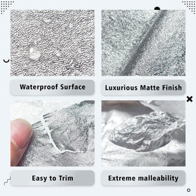 Verdanzia waterproof plant pot wrap protects surfaces from spills and soil.