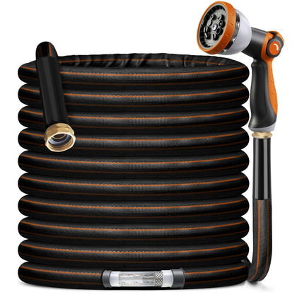 VERDOW garden hose 100ft length for effortless watering and tidy storage.