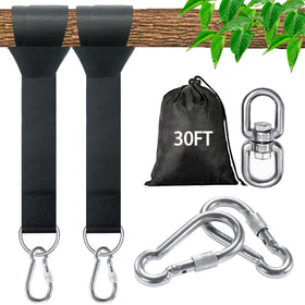 Veriluck tree swing straps overview image showing durable nylon webbing for trusted strength.