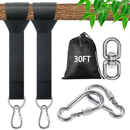 Veriluck tree swing straps overview image showing durable nylon webbing for trusted strength.