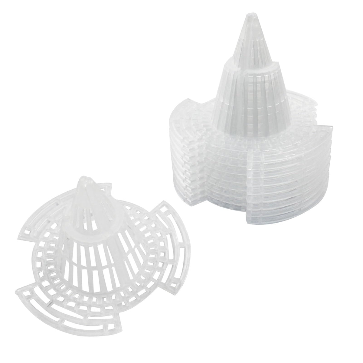 Verkelly cone pot mesh pad 74mm improves drainage and airflow for pots.