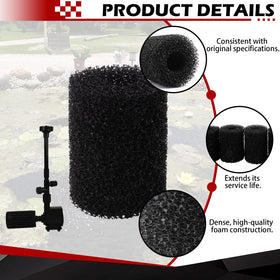 Compact 3-3-4inch by 2-5-8inch design supports efficient pond cleaning