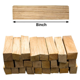VERSAWOOD eight-inch barkless oak log close-up for even heat