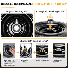 Vershin adapter-bearing-kit enables flexible fitment.