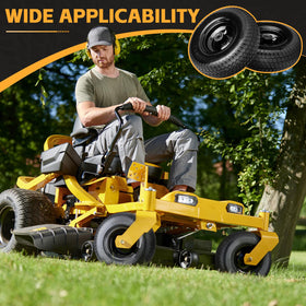 Vershin durable front tire offers reliable traction.