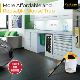 Vertaze gloves included mouse trap kit supports safe handling