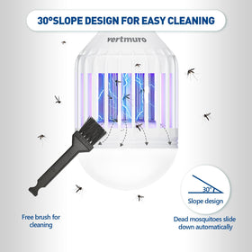 vertmuro 30° slope design aids easy disposal of dead insects