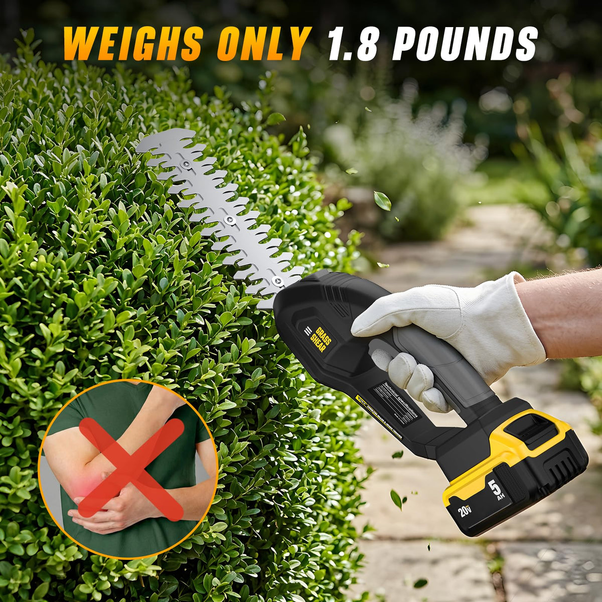 VERVEWAVE blade guard and soft-start safety features in action.