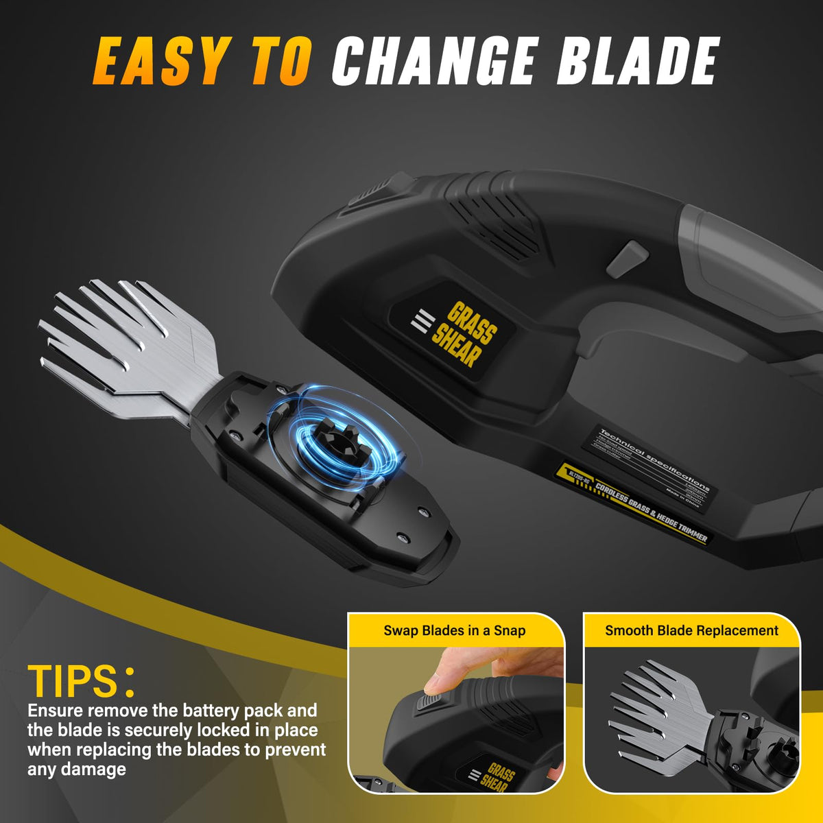 VERVEWAVE durable blades and body built to resist wear over time.