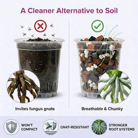 VeryPlants Molly's Orchid Potting Mix coconut chips aid root health