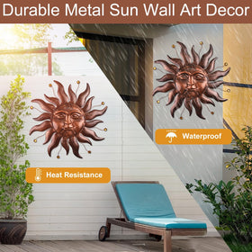 VESTCDF bedroom sun wall art adds subtle, artistic warmth