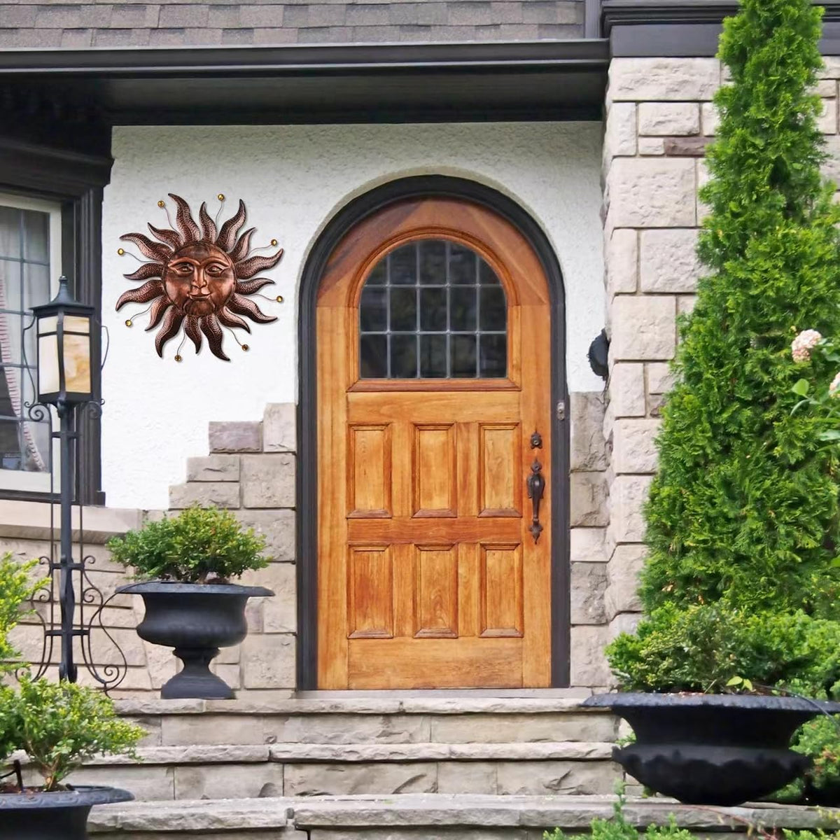 VESTCDF outdoor sun wall decor built with durable metal for lasting outdoor use