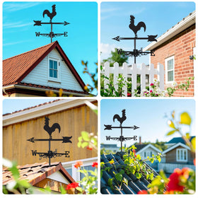 VESTCDF Rooster outdoor decor suitable for yard or patio.
