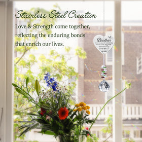Vetbuosa window rainbow prism gift creating light ribbons of memory.