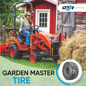 Self-cleaning lugs eject mud to maintain grip on turf
