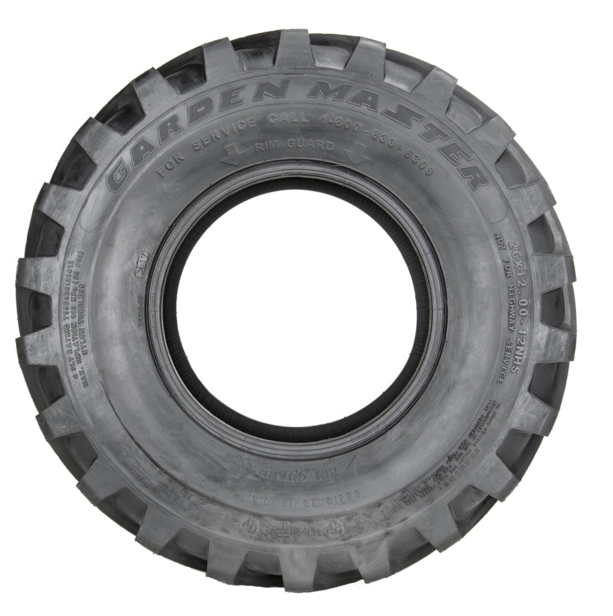 R4 lug design delivers reliable traction on varied terrain