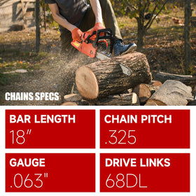 Vetoper chain teeth close-up highlighting chrome plating for lasting sharpness.