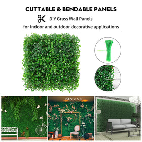Vevitts backyard walkway panel creates a green guide along paths