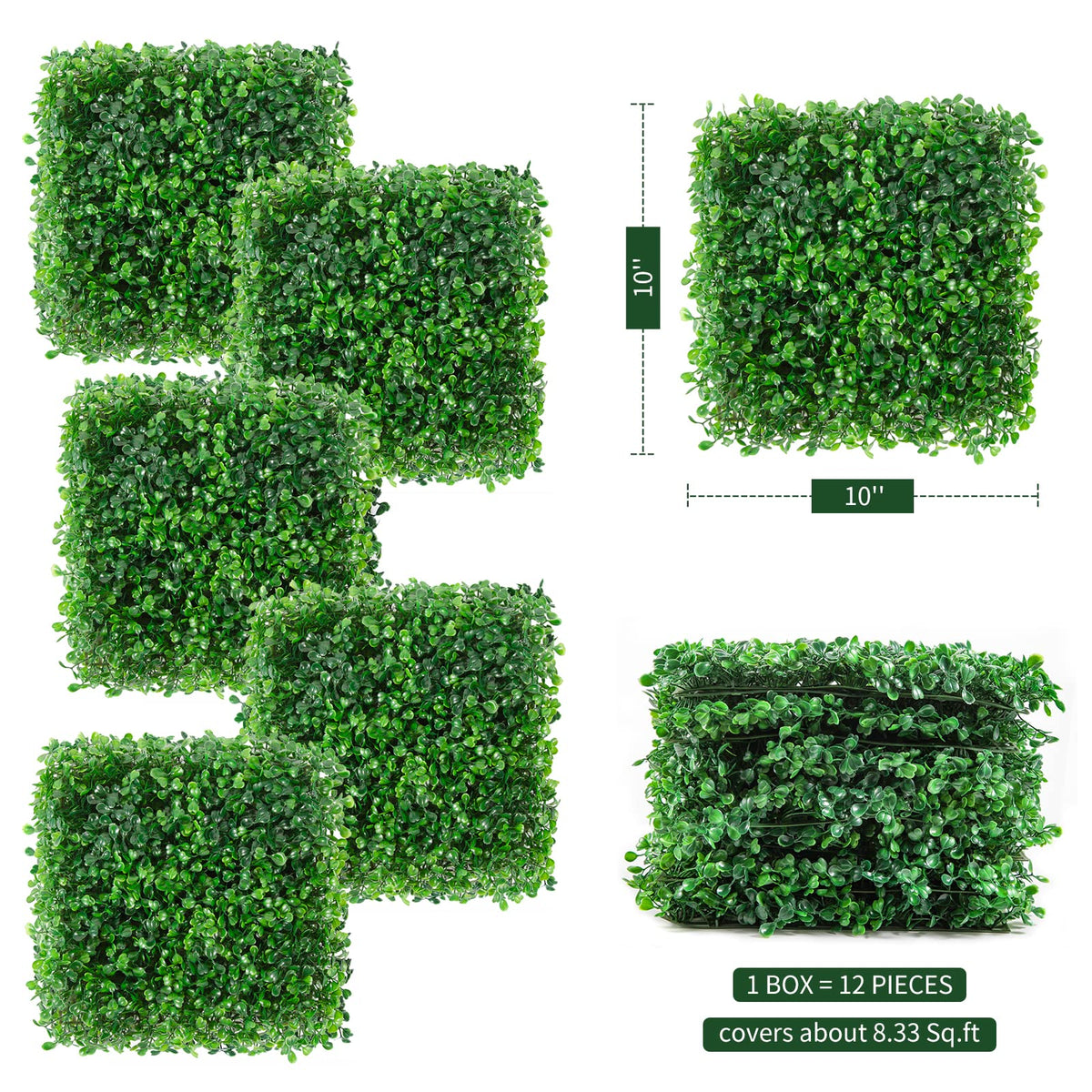 Vevitts grass wall assembly demonstrates easy interlocking for versatile wall designs