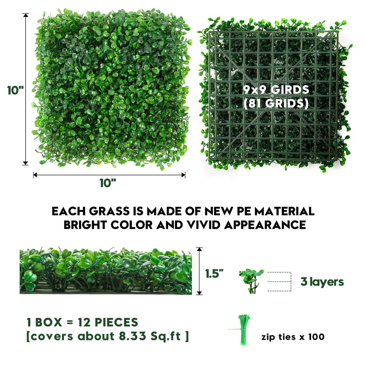 Vevitts patio decor backdrop adds lush texture to outdoor gatherings