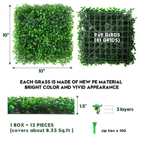 Vevitts patio decor backdrop adds lush texture to outdoor gatherings
