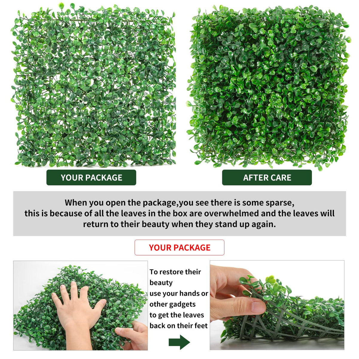 Vevitts UV-resistant grass wall stays green under sunlit outdoor conditions