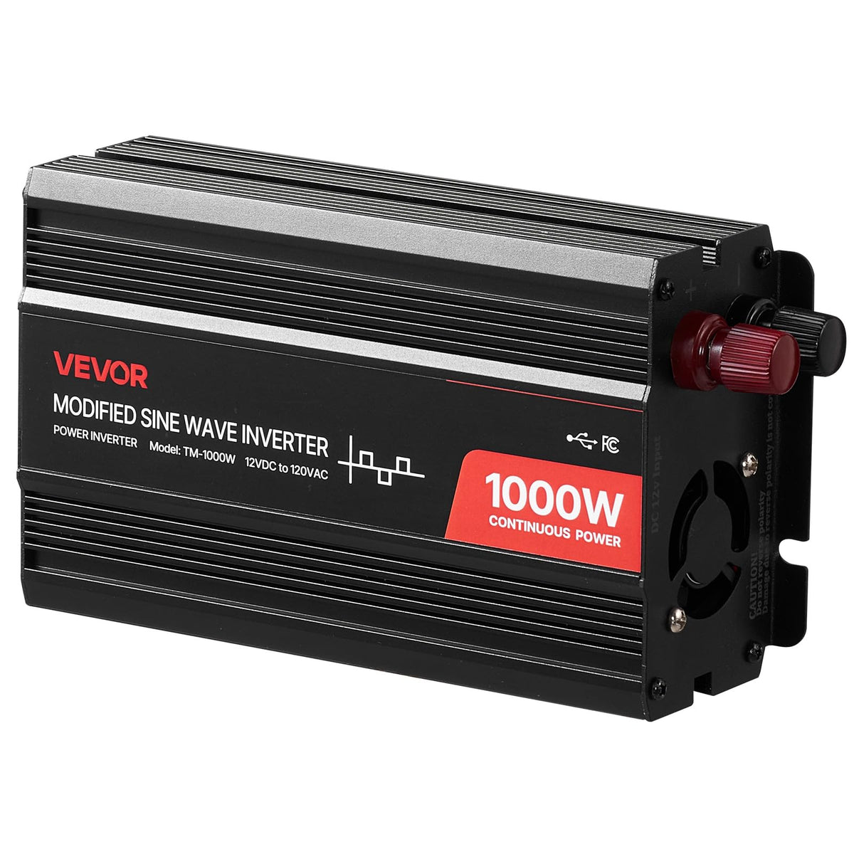 VEVOR 1000W inverter battery compatibility supports GEL, SLA, LI, and more