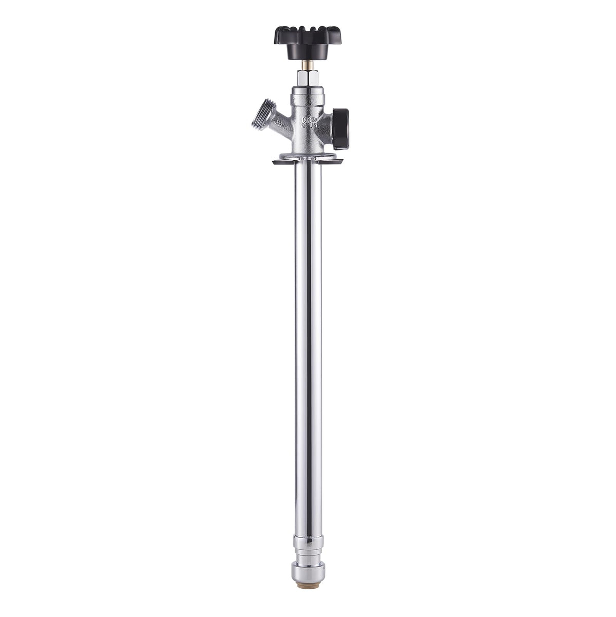 VEVOR 12-inch frost-free sillcock exterior for durable outdoor water access.