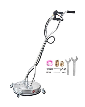 VEVOR 18-inch surface cleaner assembly enables fast, efficient cleaning for large outdoor surfaces.