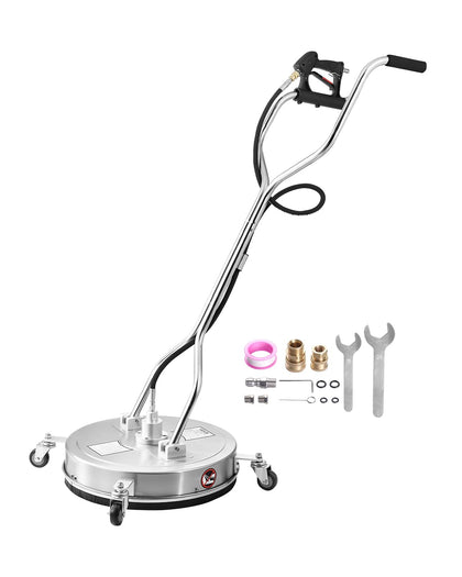 VEVOR 20-inch surface cleaner top view shows efficient wide-area cleaning