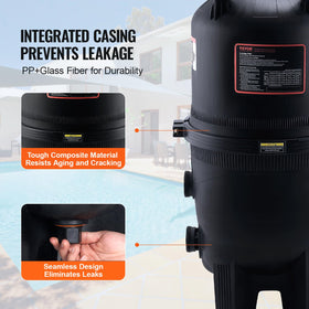 VEVOR 2026 Pro seamless one-piece housing detail emphasizing durability and leak resistance.