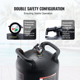 VEVOR 2026 Pro top-mounted pressure relief valve for safety.